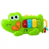 LEAN TOYS Interactive Musical Piano for Toddlers Crocodile Beads Green