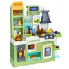 LEAN TOYS Children's Kitchen Water Cycle Food Color Changing Steam Green 64 pcs.