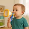 LEAN TOYS Megaphone for Kids Voice Changer Light Effects Blue