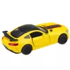 LEAN TOYS Sports Car Metal Opening Doors Lights Sounds Yellow 1:32