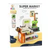 LEAN TOYS Cash Register Shop Cafe Accessories Lights Sounds 70 pcs.