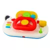 LEAN TOYS Driving Simulator for Toddlers Interactive Steering Wheel Lights Sounds