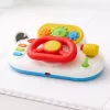 LEAN TOYS Driving Simulator for Toddlers Interactive Steering Wheel Lights Sounds