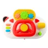 LEAN TOYS Driving Simulator for Toddlers Interactive Steering Wheel Lights Sounds