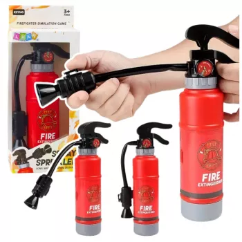 LEAN TOYS Toy Fire Extinguisher for a Little Firefighter with Water Spray Function