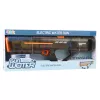 LEAN TOYS Electric Water Gun Rifle Rechargeable Transparent Black 55 cm