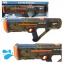 LEAN TOYS Electric Water Gun Rifle Rechargeable Transparent Black 55 cm