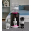 LEAN TOYS Toy Water Dispenser for Kids with Lights and Sounds Pink