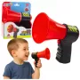 LEAN TOYS Interactive Firefighter Megaphone for Kids Sound Effects