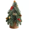 LEAN Decorative Christmas Tree on a Trunk Red Rowan Cones 26 x 12 cm