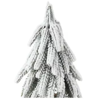 LEAN Decorative Artificial Christmas Tree on a Trunk Covered with Snow 20 x 9 cm
