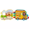 LEAN TOYS Interactive Educational Book Vehicles Lights Sounds Moving Elements