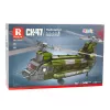 LEAN TOYS Construction Bricks Set Military Helicopter CH-47 Chinook 1451 pcs.