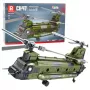 LEAN TOYS Construction Bricks Set Military Helicopter CH-47 Chinook 1451 pcs.