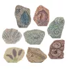 LEAN TOYS Paleontology Excavation Kit Plaster Block Tools