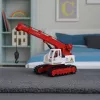 LEAN TOYS Crawler Crane with Rotating Cabin, Light, Sound, Metal Hook - 1:14 Scale RC Construction Vehicle