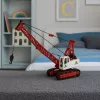 LEAN TOYS Crawler Crane Truss Light Adjustment Sounds Metal 1:14 RC Construction Vehicle