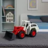 LEAN TOYS Construction Vehicle Excavator Bulldozer Movable Metal Bucket Lights Sounds