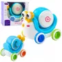 LEAN TOYS Interactive Snail Riding Drum Musical Educational Blue