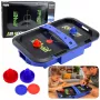 LEAN TOYS Air Hockey Table Skill Game For Children Pucks 43x26 cm