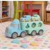 LEAN TOYS Truck Tow Truck Educational Sorter With Cars Blocks Pastel BIO Plastic