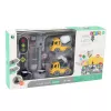 LEAN TOYS Set of Traffic Lights, Speed Camera, Mat, Construction Cars, Lights and Sounds