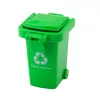 LEAN TOYS Garbage Truck City Lights Sounds Green