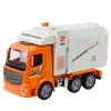 LEAN TOYS Garbage Truck City Lights Sounds Orange