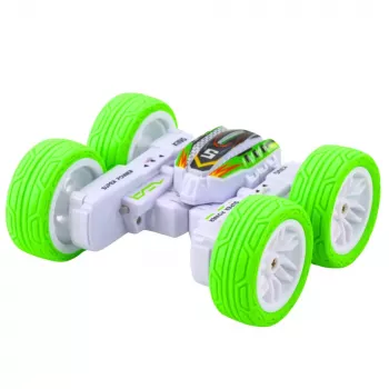 LEAN TOYS Remote Controlled Acrobatic Off-Road Car 360° Green 1:32