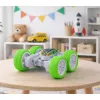 LEAN TOYS Remote Controlled Acrobatic Off-Road Car 360° Green 1:32
