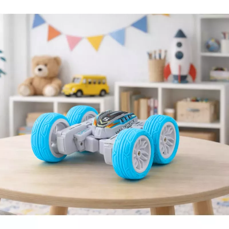 LEAN TOYS Remote Controlled Acrobatic Off-Road Car 360° Blue 1:32