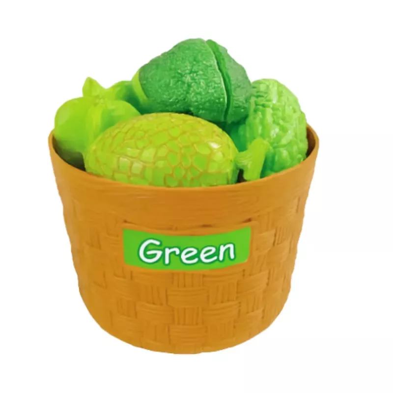 LEAN TOYS Fruit and Vegetable Sorting Educational Set for Cutting 34 pcs.