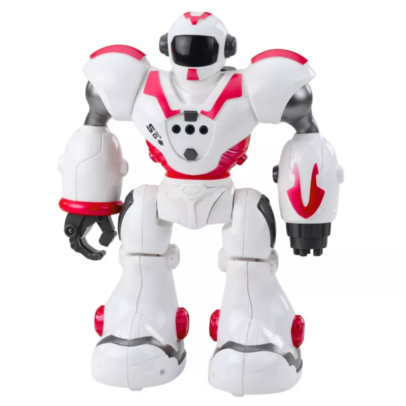 LEAN TOYS Interactive Remote Controlled RC Robot 16 Functions Lights Sounds Pink