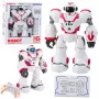 LEAN TOYS Interactive Remote Controlled RC Robot 16 Functions Lights Sounds Pink