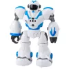 LEAN TOYS Interactive Remote Controlled Robot RC 16 Functions Lights Sounds Blue