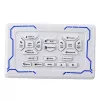 LEAN TOYS Interactive Remote Controlled Robot RC 16 Functions Lights Sounds Blue