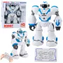 LEAN TOYS Interactive Remote Controlled Robot RC 16 Functions Lights Sounds Blue