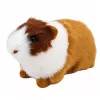LEAN TOYS Guinea Pig Realistic Soft Fur Animal Brown 12 cm