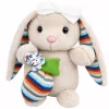 LEAN TOYS Soft Plush Bunny Music Box Cuddly Toy Mascot Beige