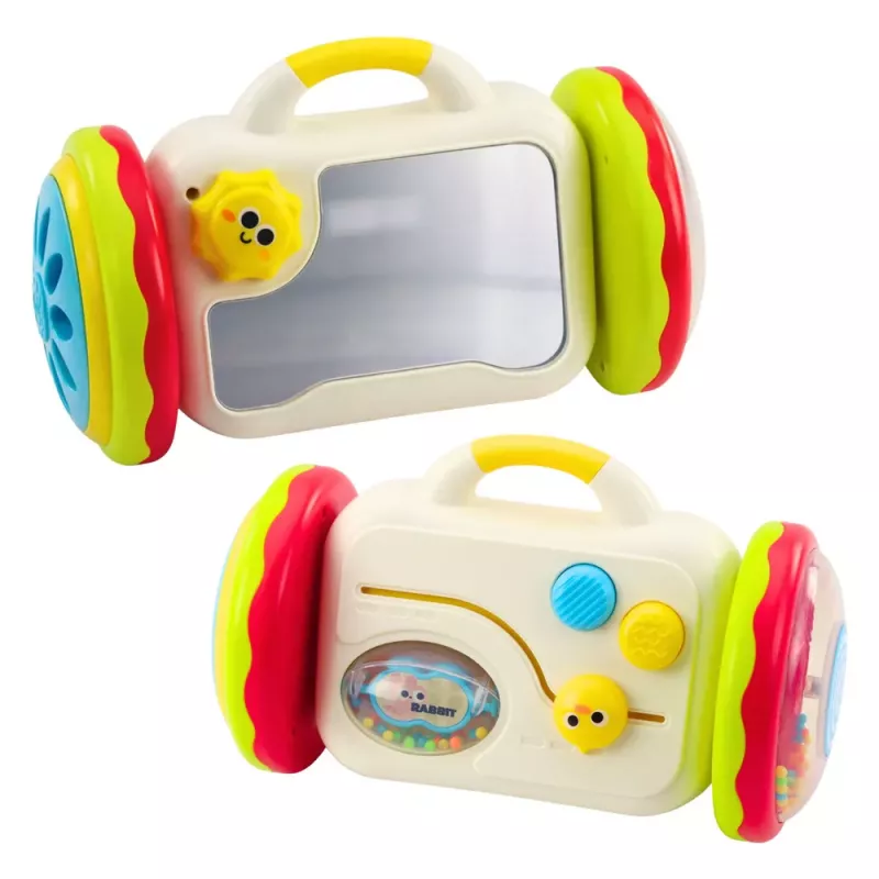 LEAN TOYS Escape Mirror Interactive Educational Toy For Toddlers Rattle