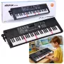 LEAN TOYS Keyboard Electric Piano with Microphone 200 Sounds 61 Keys 78cm