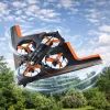 LEAN TOYS RC Remote Controlled Drone Flying Quadcopter with LED Lights and App Control
