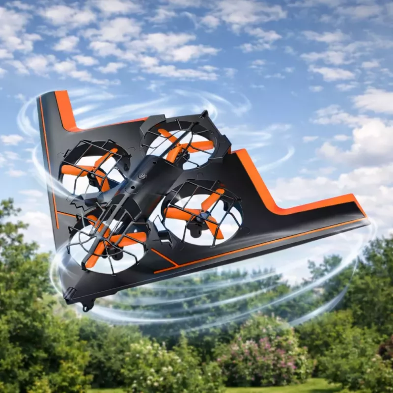 LEAN TOYS RC Remote Controlled Drone Flying Quadcopter with LED Lights and App Control