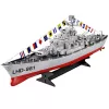 LEAN TOYS RC Aircraft Carrier Warship Remote Controlled LED Lighting 1:390