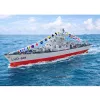 LEAN TOYS RC Aircraft Carrier Warship Remote Controlled LED Lighting 1:390