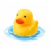 LEAN TOYS Bath Toy Set Duck Soap Dispenser Cup Blue
