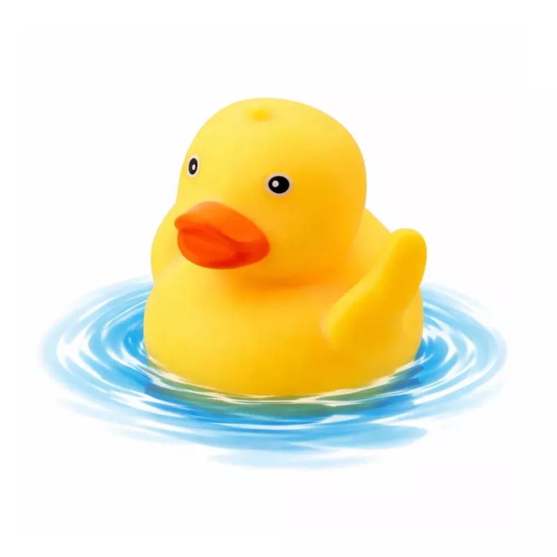 LEAN TOYS Bath Toy Set Duck Soap Dispenser Cup Blue
