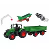 LEAN TOYS Agricultural Set Tractor with Trailer Animals Farmers Farm 45 pcs.