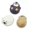 LEAN TOYS Bath Toys Set Animals in Boats Slide 11 pcs.