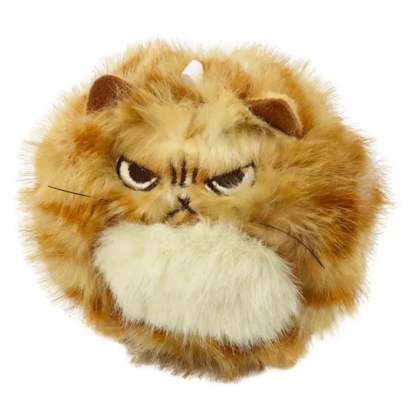 LEAN TOYS Plush Kitten with Wiggle Tail Squeaking Sounds Keychain 9 cm